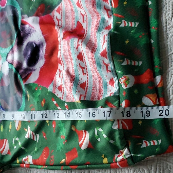 🎄🎅🐱Set of 2 Funnycokid Christmas Sizes M, L Tops - Picture 6 of 14